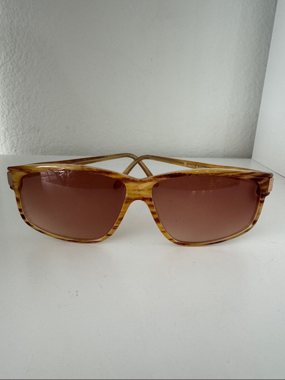 Vintage Saint Hilaire Sunglasses Amber Tortoise Retro 90s